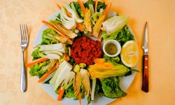 Salad Served at Trattoria Il Guscio